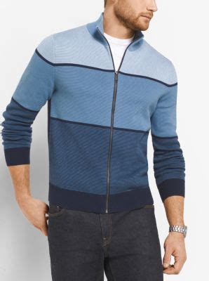 michael kors mock neck sweater color block|Mock.